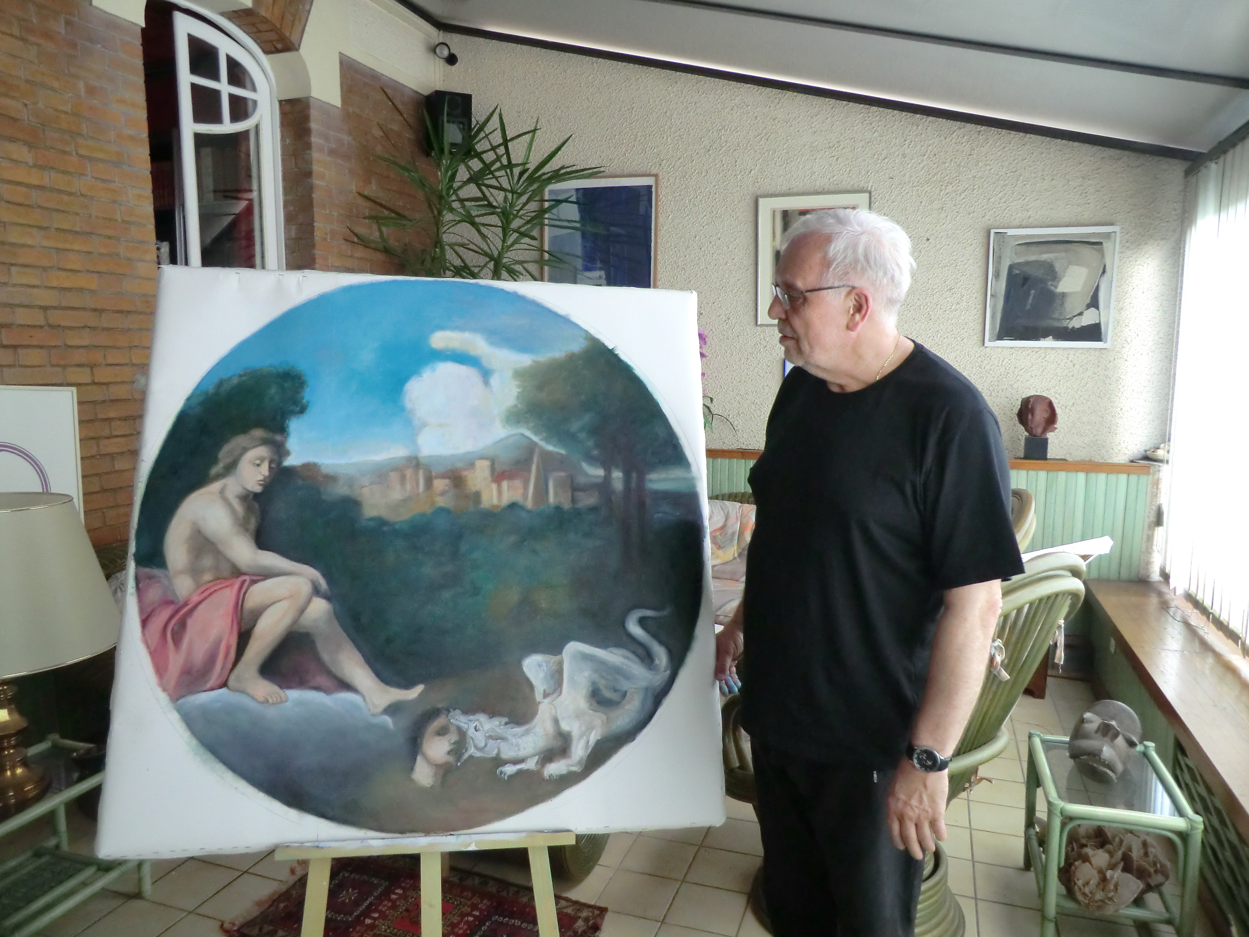 travail sur voile de verre enduit
